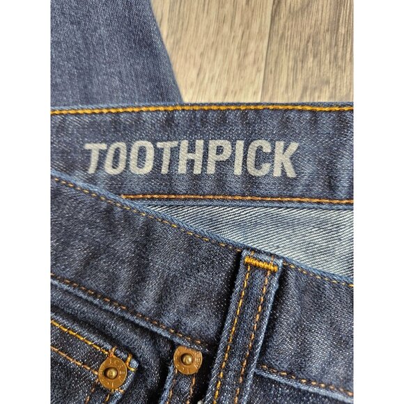 J. Crew Womens Size 27 Ankle Toothpick Pockets Denim Blue Jeans - Picture 5 of 12